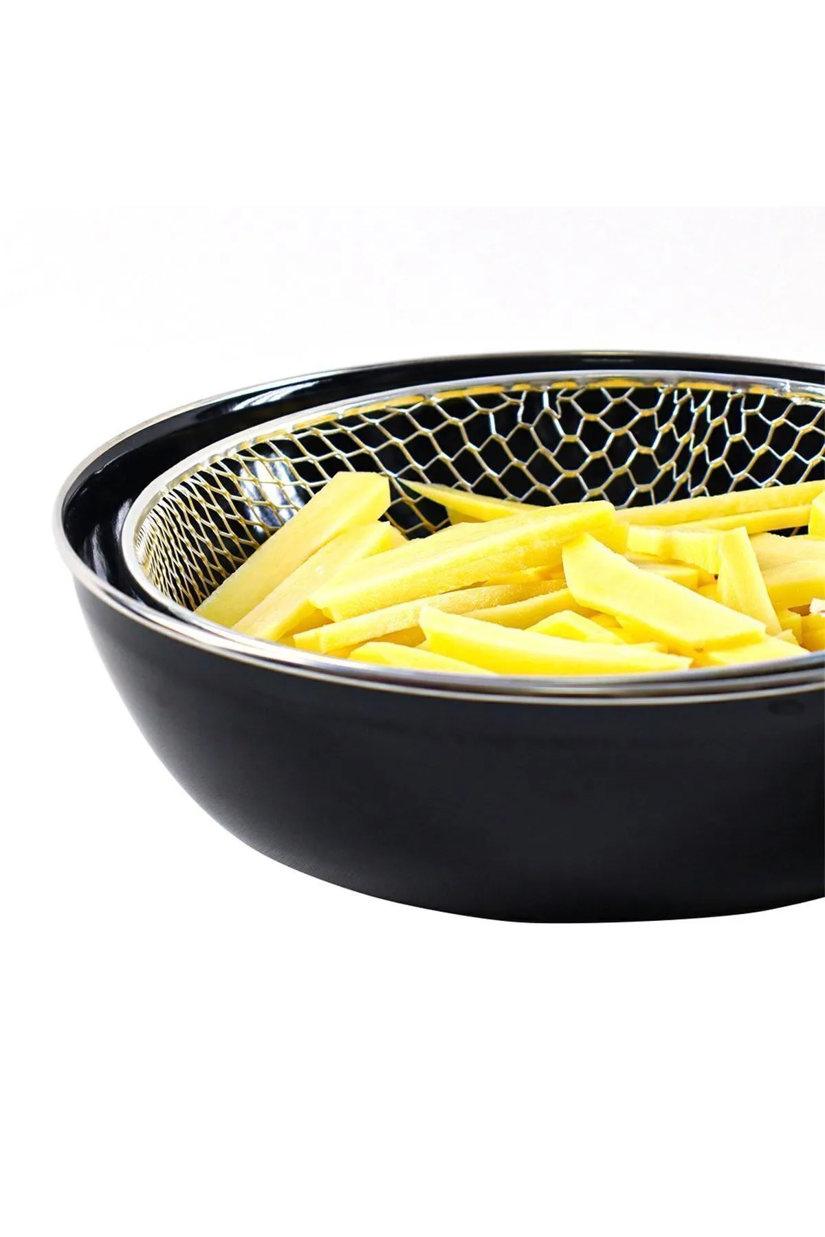 Telli Saplı Fritöz Wok Tava 26 Cm Lisinya-69114 - Lisinya