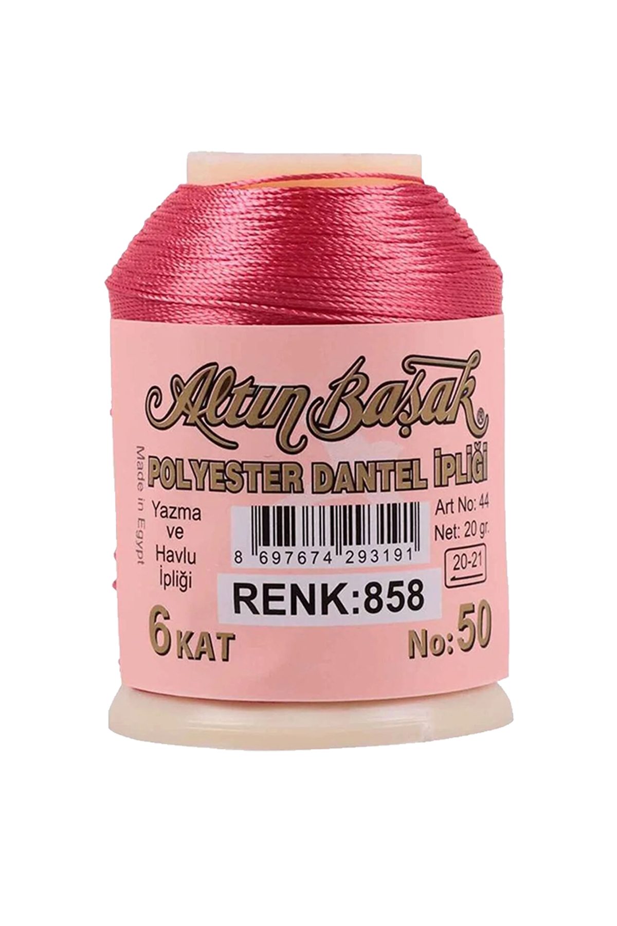 Altınbaşak Oya ve Dantel İpi 20 gr - Lisinya - No: 858 - Lisinya