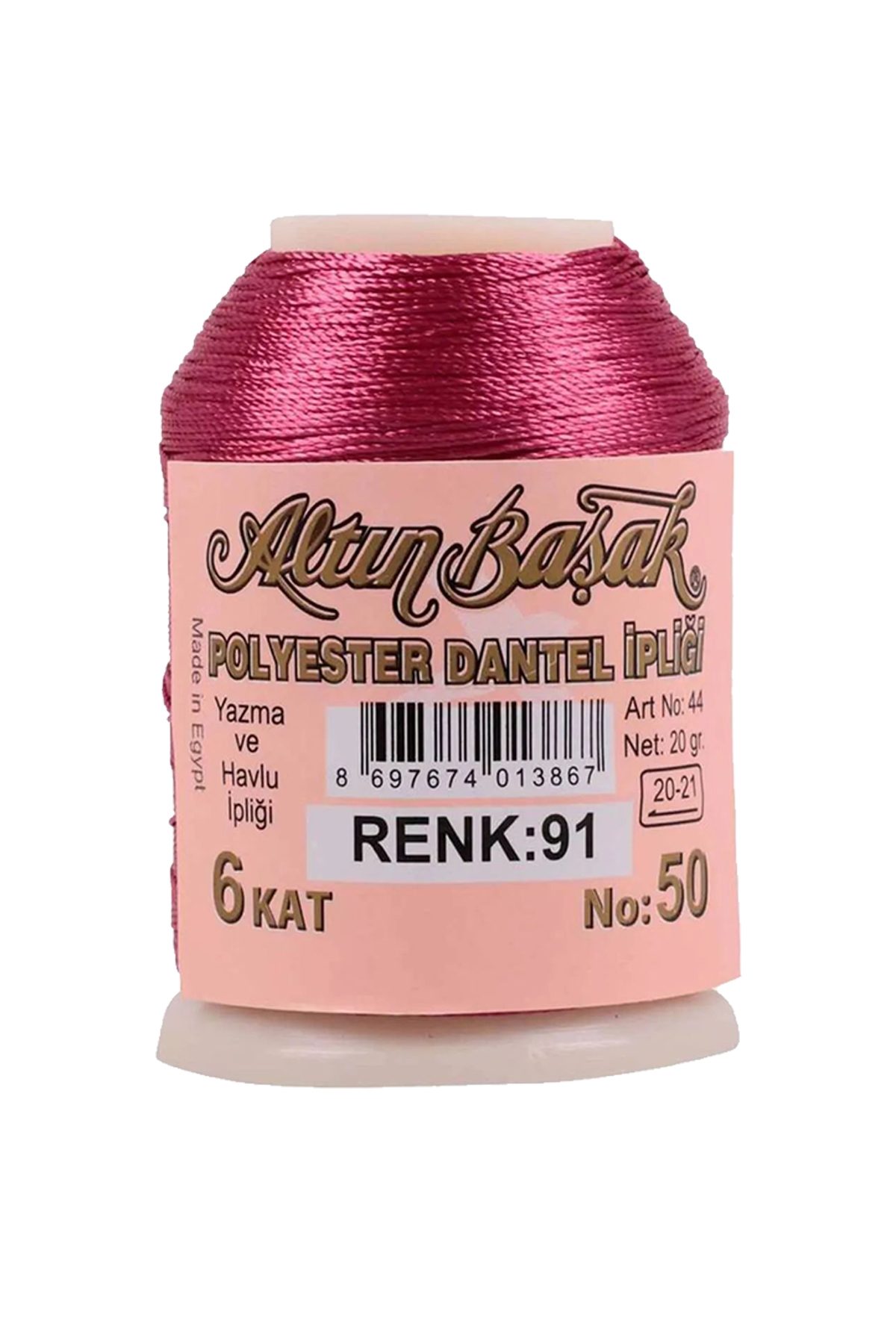 Altınbaşak Oya ve Dantel İpi 20 gr - Lisinya - No: 091 - Lisinya