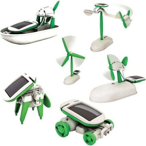 Güneş Enerjili Robot Oluşturma Seti Solar Kit (6 in 1) - Lisinya