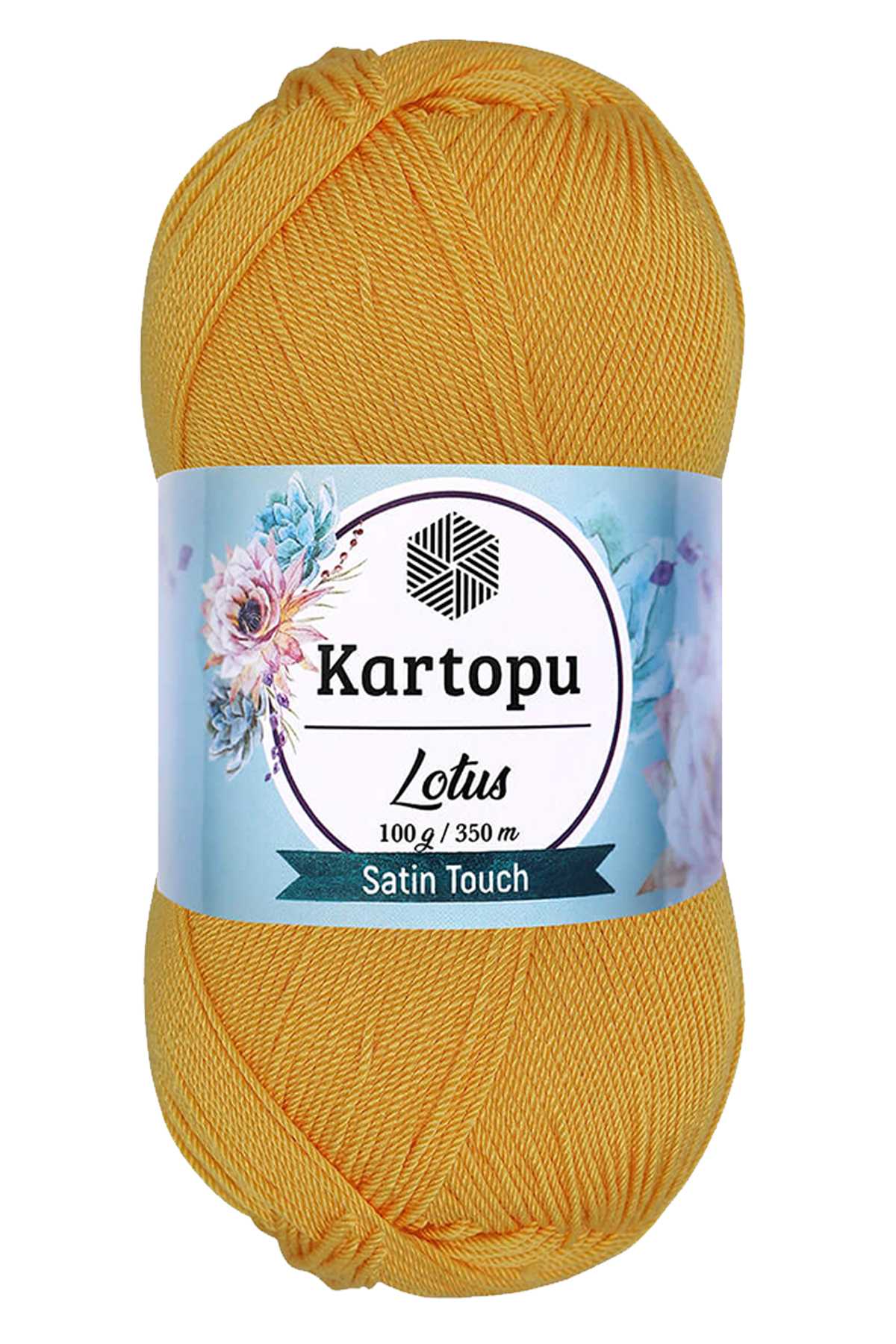 1 Adet Lotus Bikini Büstiyer Bluz Örgü İpi  K318 Koyu Sarı - Lisinya