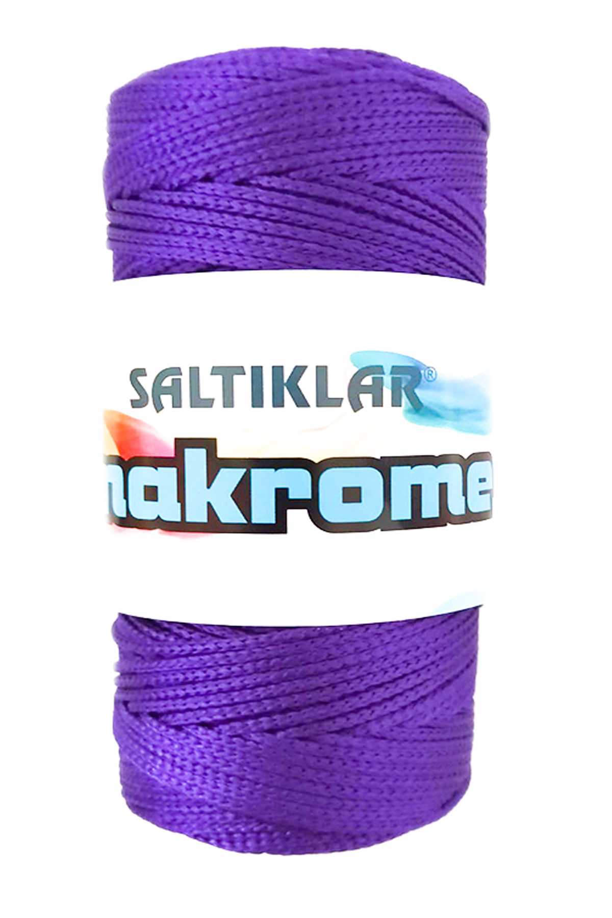 1 Adet Polyester Makrome İpi 4250 Mor 100 gr - Lisinya