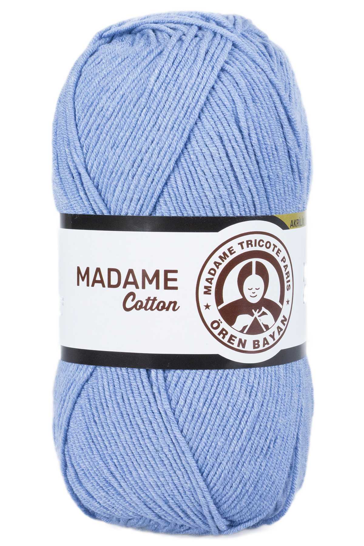 1 Adet Madame Cotton El Örgü İpi Yünü 100 gr 013 Koyu Mavi - Lisinya