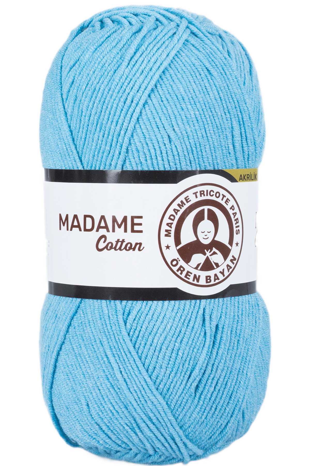 1 Adet Madame Cotton El Örgü İpi Yünü 100 gr 016 Lisinyauaz - Lisinya