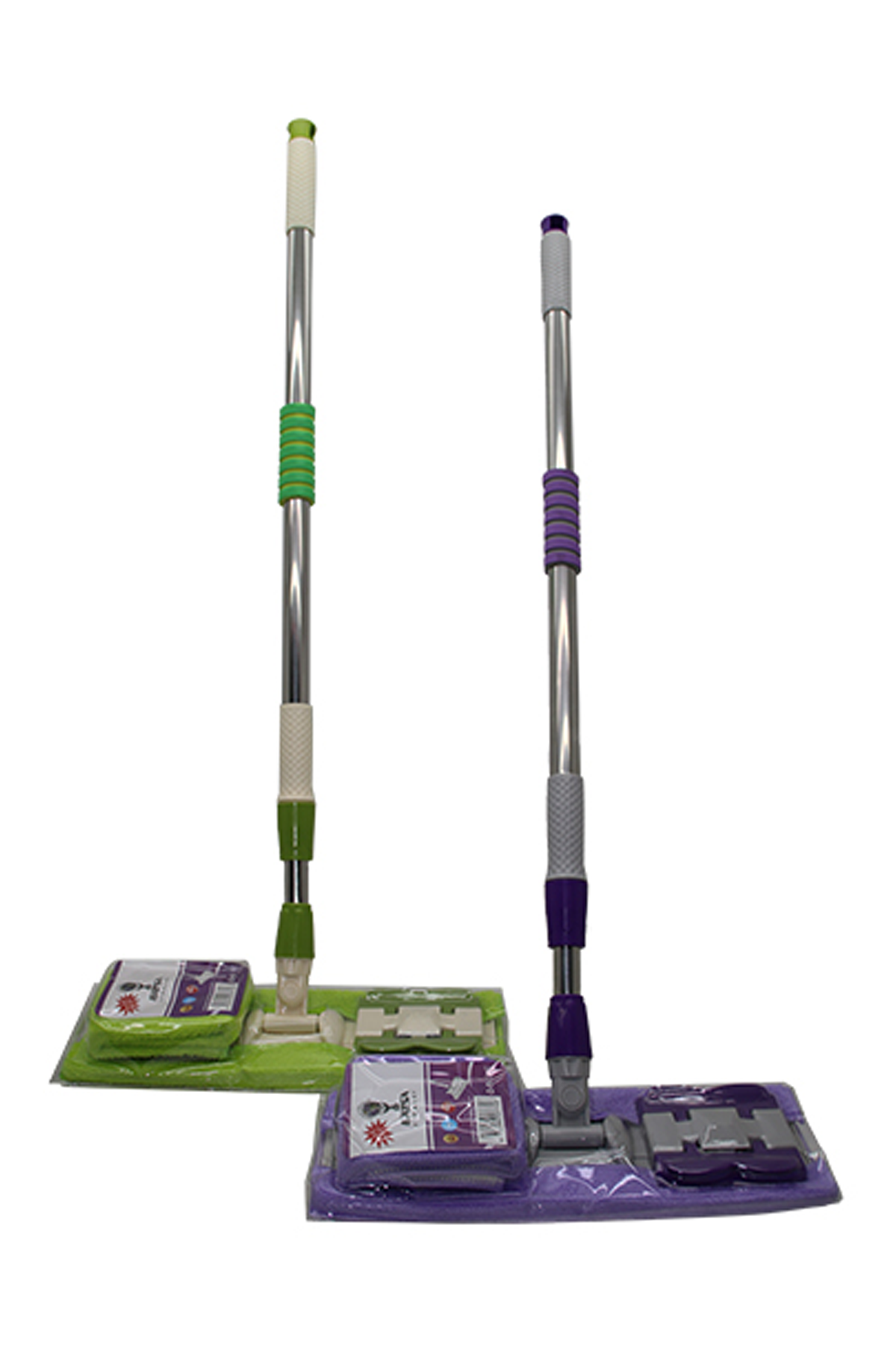 Mandallı Mikfrofiber Mop Paspas 1 Adet 110 Cm 360 Derece Döner Saplı Duvar&Zemin Silme Mop Lisinya-Mir4775 - Lisinya