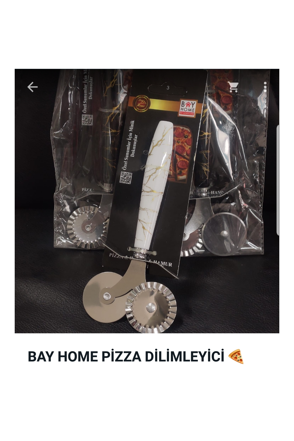 Çiftli Pizza Dilimleyici Lisinya-LSNY0156 - Lisinya