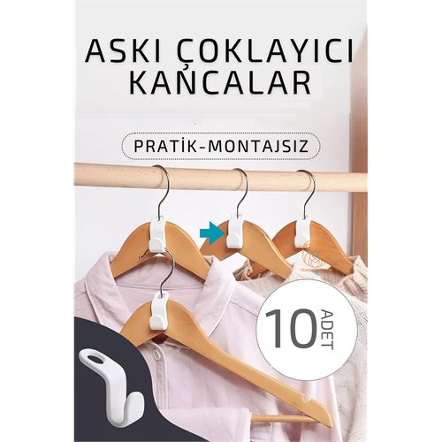 Lisinya Askı Çoklayıcı Kanca 10 ADET - Lisinya