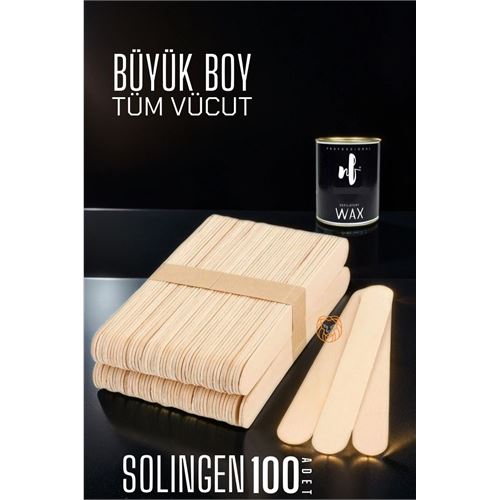 Lisinya  Ağda Spatulası Solingen BÜYÜK BOY 100 ADET - Lisinya