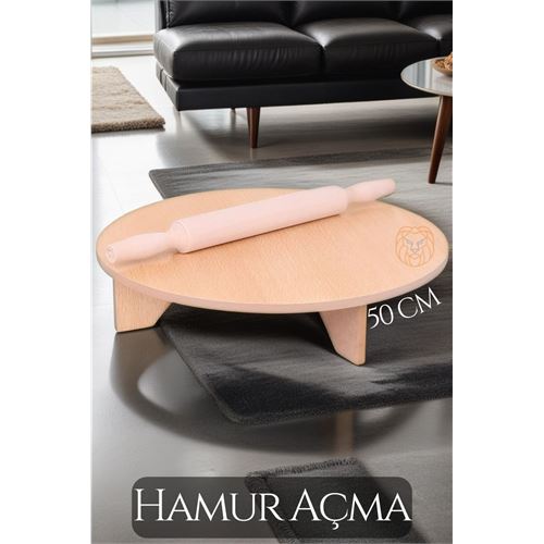 Lisinya Merdaneli Hamur Açma Masası 50 cm - Lisinya