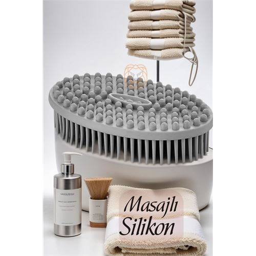 Lisinya Masajlı Silikon Banyo Fırçası Nuage Design - Lisinya