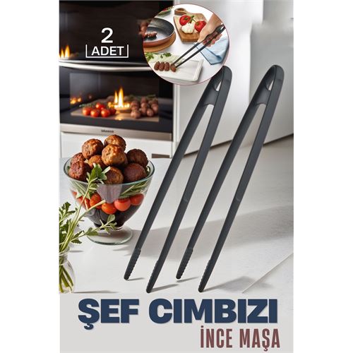 Lisinya Şef Cımbızı İnce Maşa Kragness Design - Lisinya