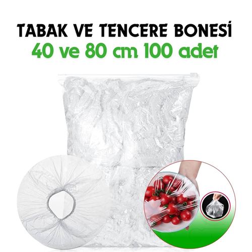 Lisinya Tabak ve Tencere Bone Seti 2 Boyutlu 100 ADET - Lisinya