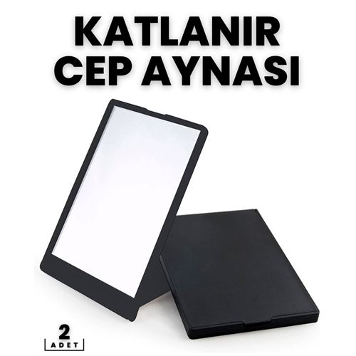 Lisinya Katlanabilir Mini Çanta Aynası 2 li SET - Lisinya