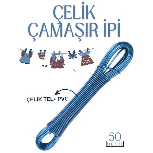 Lisinya 50 mt Çelik Çamaşır İpi - Lisinya