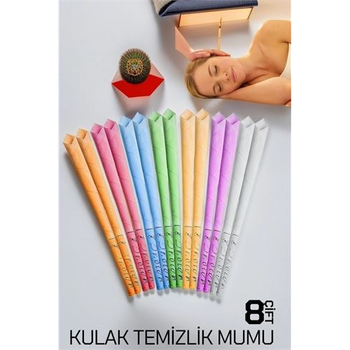 Lisinya Kulak Temizlik Mumu 8 ÇİFT Liza Bataieva Design - Lisinya