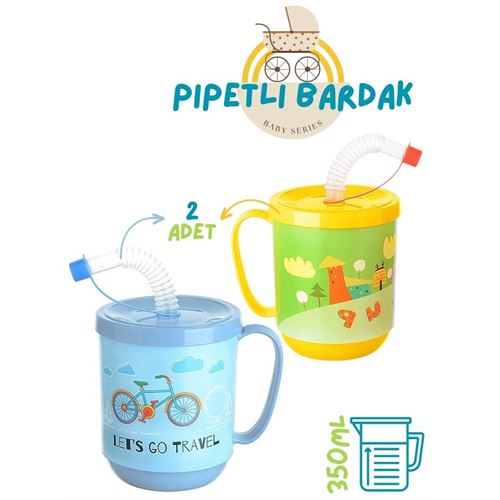 Lisinya Pipetli Bardak 2 li Momma Design - Lisinya