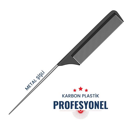 Lisinya Krepe Tarağı Metal Şişli Absolute Profesyonel - Lisinya