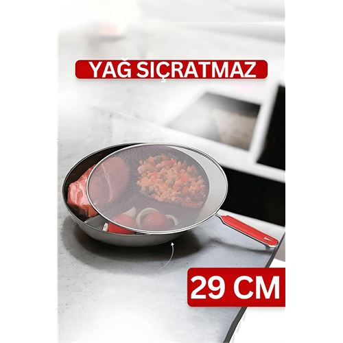 Lisinya Flou Kızartma Yağ Sıçratmaz ve Un Eleği - Lisinya