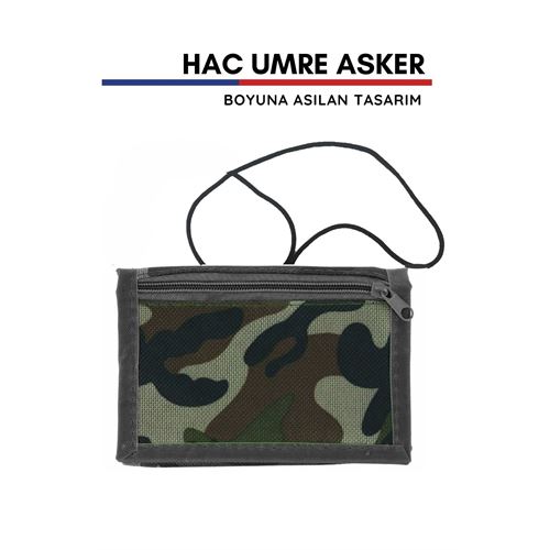 Lisinya İpli Asker Hac Umre Cüzdanı - Lisinya