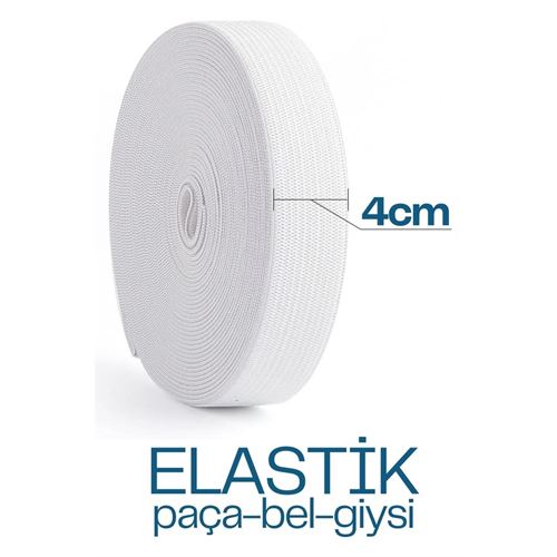 Lisinya Yassı Bel Paça Giysi Lastiği 10 mt 3 cm - Lisinya