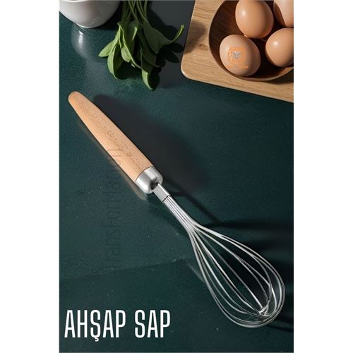 Lisinya Ahşap Sap Çırpma Teli 10 Tel 26 cm Cintura Design - Lisinya