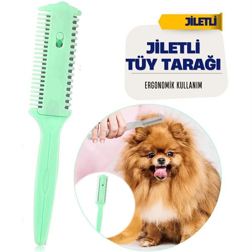 Lisinya Medium Kedi Köpek Jiletli Tüy Alma Tarağı - Lisinya