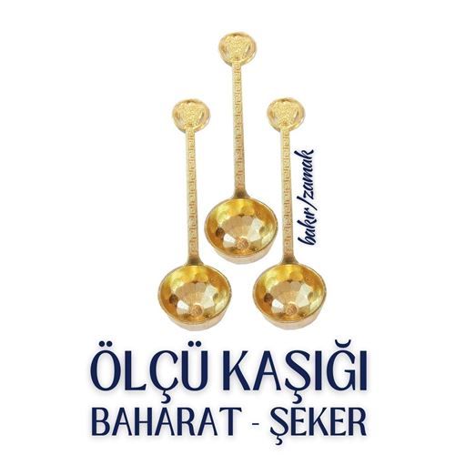 Lisinya 3 lü Şeker ve Ölçü Kaşığı Vintage Design - Lisinya