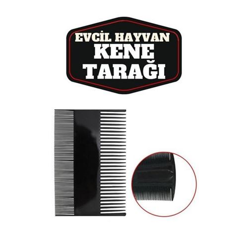 Lisinya Evcil Hayvan İçin 10 cm Bit Pire Kene Tarağı - Lisinya