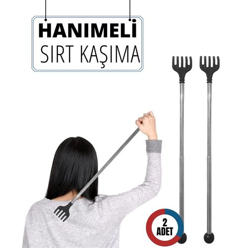 Lisinya 2 Lİ Hanımeli Metal Sırt Kaşıma Aparatı - Lisinya