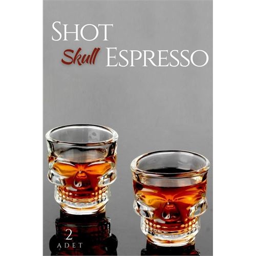 Lisinya 2 Adet Kurukafa Shot ve Espresso Bardağı - Lisinya