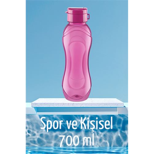 Lisinya Prime Matara 700 ml KIRMIZI Spor ve Kişisel Matara - Lisinya