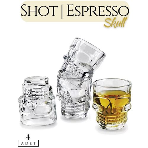 Lisinya 4 Adet Skill Shot ve Espresso Bardağı - Lisinya