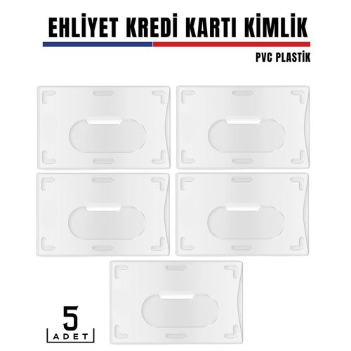 Lisinya 5 li Paket Ehliyet ve Kimlk Kart Koruyucu - Lisinya