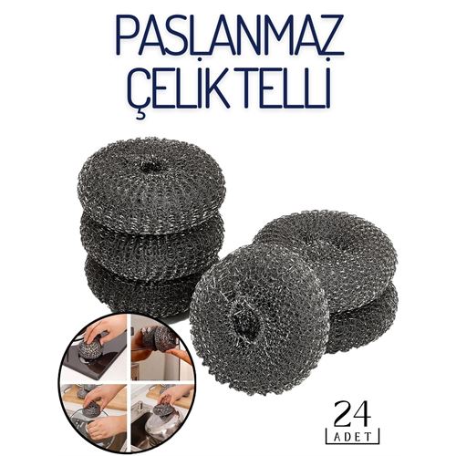 Lisinya Çelik Tel Bulaşık Teli Vick Design 24 lü - Lisinya