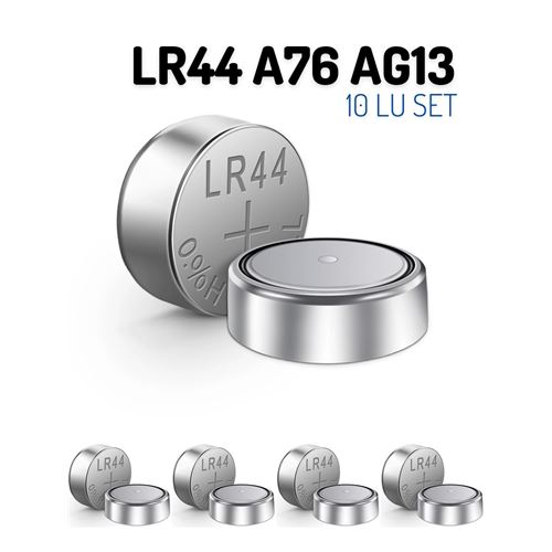 Lisinya LR44 A76 AG13 1.55V 10 Adet Alkaline Pil - Lisinya