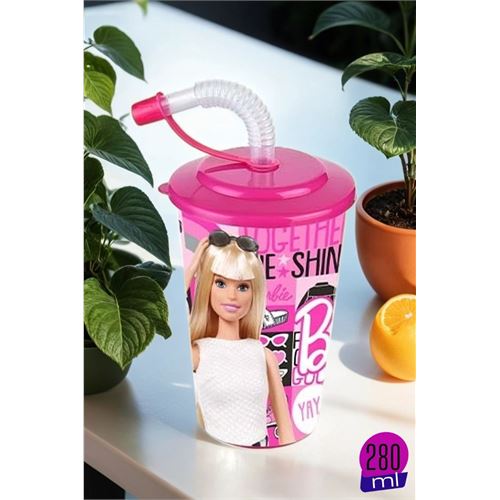 Lisinya Barbie Pipetli Bardak - Lisinya