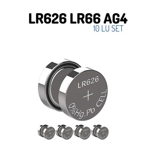 Lisinya LR626 LR66 AG4 1.55V 10 Adet Alkaline Pil - Lisinya