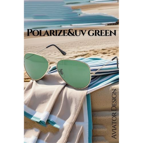 Lisinya Güneş Gözlüğü Polarize UV Aviator Design - Lisinya