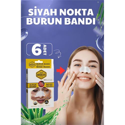 Lisinya Nano Burun Siyah Nokta Bandı Absolute Professional 6 ADET - Lisinya