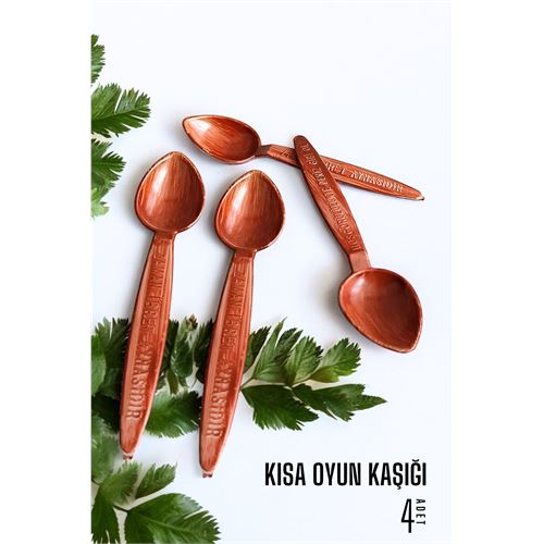 Lisinya 16 ADET İnce Küçük Oyun Kaşığı 714520 Toptan Paket - Lisinya