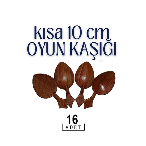 Lisinya 16 ADET Kısa Oyun Kaşığı 714519 Toptan Paket - Lisinya