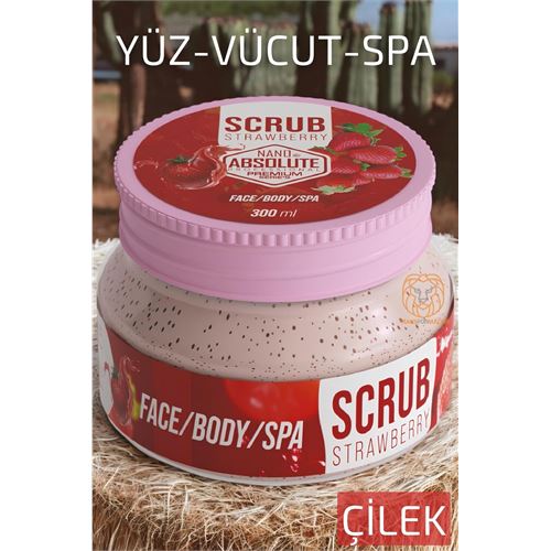 Lisinya 4 ADET Çilek Scrub Peeling Nano Absolute Professional 719464 Toptan Paket - Lisinya