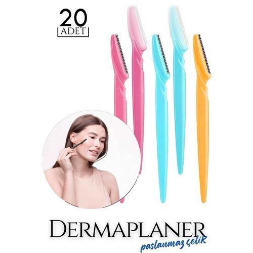 Lisinya 20 ADET Çelik Dermaplaner Kitsch Design  718896 Toptan Paket - Lisinya