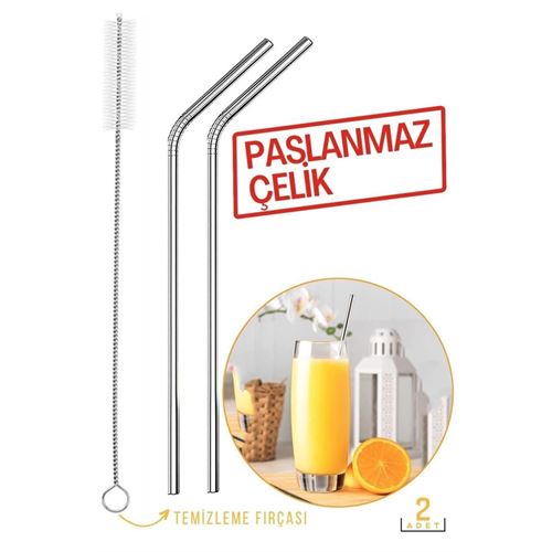 Lisinya Çelik Pipet Seti Pierre Design - Lisinya