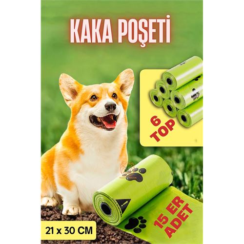 Lisinya Köpek  Kaka Poşeti 90 Adet Köpek Dışkı Poşeti - Lisinya