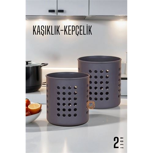 Lisinya Kaşıklık Organizer 2 li SET GRİ C.Bindschedler Design - Lisinya