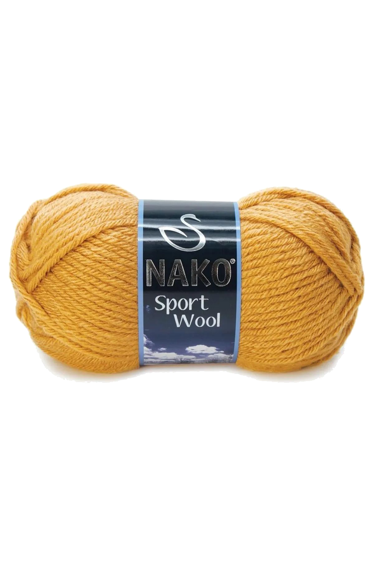 Sport Wool Atkı Bere Ceket Yelek Örgü İpi Yünü No: 10129 Hardal - Lisinya