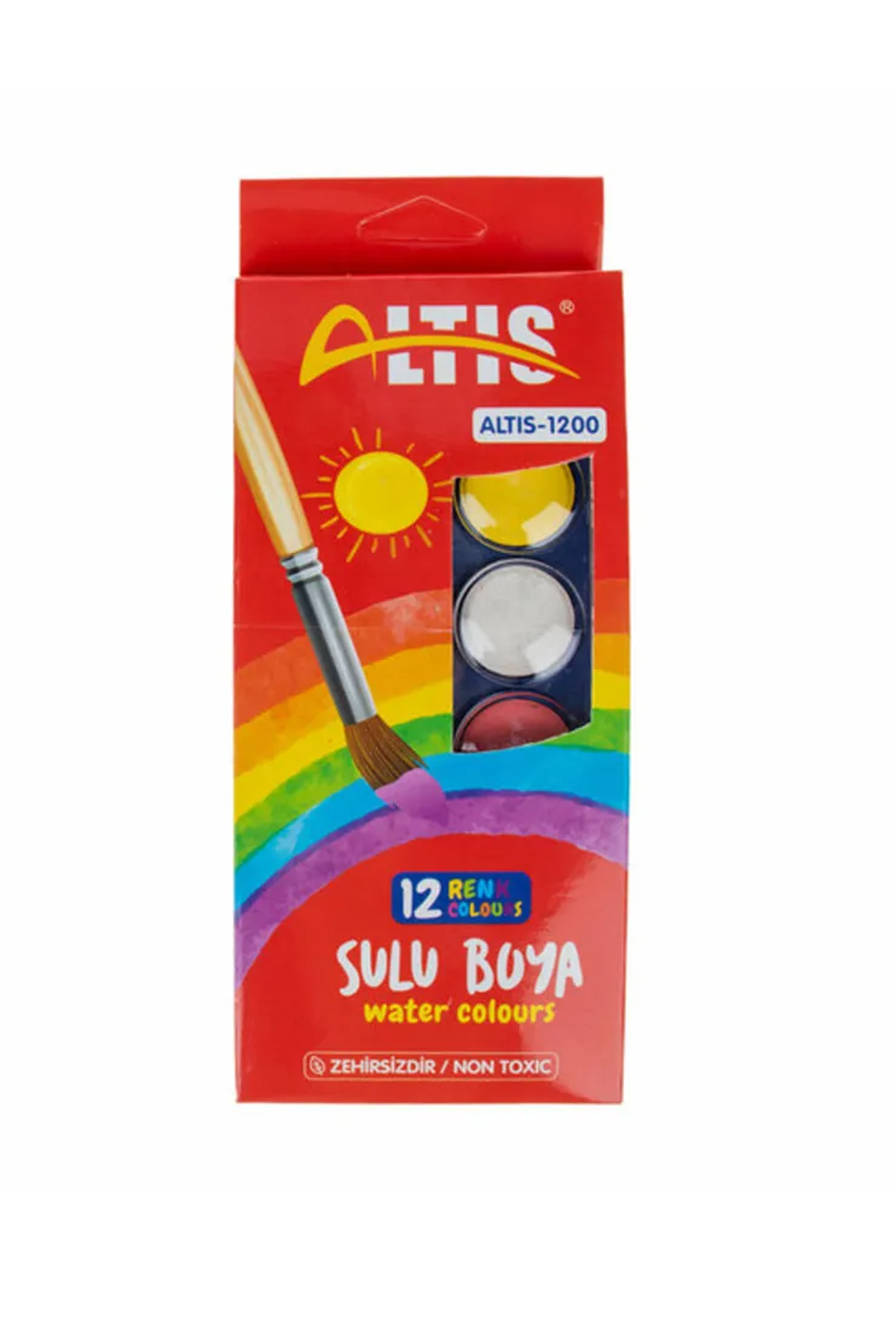 Altis Sulu Boya Küçük Boy 12 Renk - Lisinya