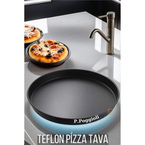 Lisinya Pizza Tavası Teflon P.Poggioli Design - Lisinya