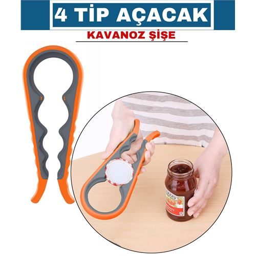 Lisinya Wangsness 4 Tip Kavanoz Şişe Açacağı - Lisinya